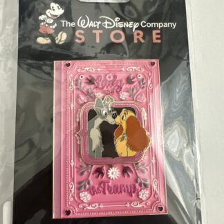 Disney TWDC DEC Employee Center Romantic Novel Series Pin Lady & Tramp B