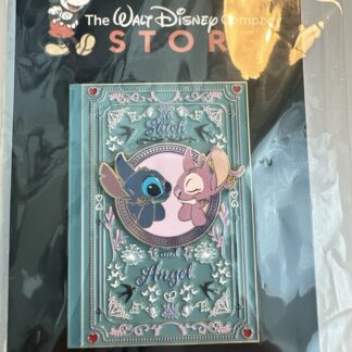 Disney TWDC DEC Romantic Novel Series Valentine's Day Stitch and Angel Pin B