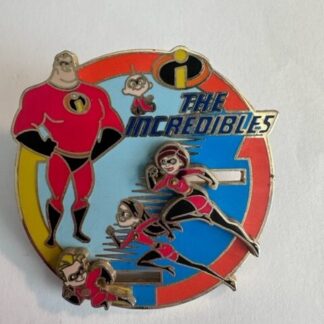 Disney The Incredibles Slider Pin Family on the Move Violet Dash Jack (C8)