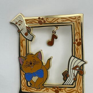 Disney Toulouse Aristocats Dangle Pin Picture Frame Music Notes H2