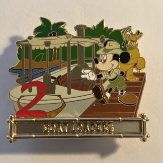 Disney WDI LE 250 Jingle Cruise 12 Days of Christmas Mystery Pin Day 2 Mickey B0