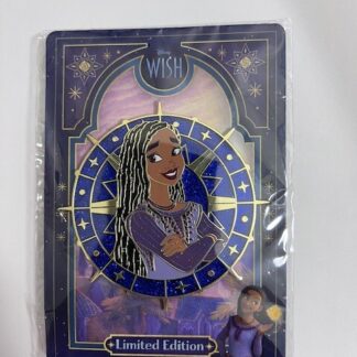 Disney Wish Asha Pin PALM Pink a la Mode LE 300 Disney Pin New (B)