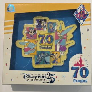 Disneyland 70th Anniversary Jumbo Pin LE 1000 HatBox Ghost, Tinker, Dumbo B