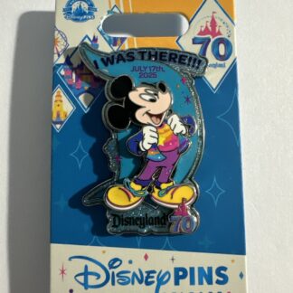 Disneyland 70th Anniversary Mickey Mouse I Was There LR Disney Pin 171931 (B)