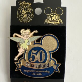 Disneyland Disney Pin 50th Happiest Homecoming on Earth Tinker Bell B