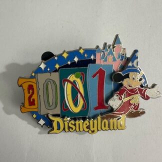 Disneyland - New Year 2001 - Sorcerer Mickey Mouse Logo  (E7)