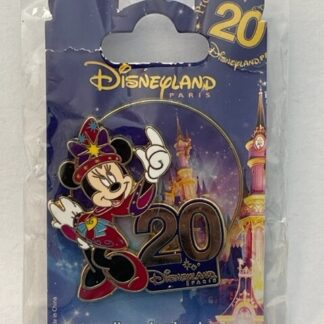 Disneyland Paris 20th Anniversary Pin Badge Minnie Mouse (B)