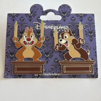Disneyland Paris DLP Chip And Dale Haunted Mansion Phantom Manor Disney Pin B