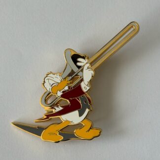 Donald Duck Playing The Trombone Frame Set First Tour Disney Pin H6