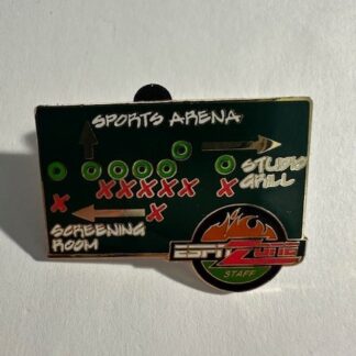 ESPN Zone Staff Sports Arena Pins INV B8 Enamel Paint Metal Disney Pin F9