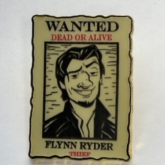 Flynn Rider Thief Wanted Poster Tangled Mystery Pin Disney Loungefly G9