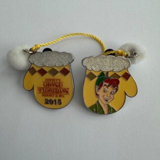 Grand Floridian resort & Spa 2019 peter pan mittens  Disney Pin F8