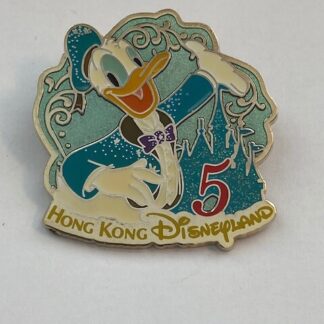 HKDL 5th Anniversary Mystery Donald Duck Disney Pin (A4)