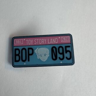 HKDL Carnival Toy Story Land Bo Peep License Plate Hong Kong Disney Pin (A0)