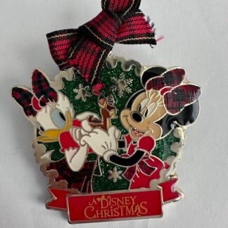 HKDL Hong Christmas 2018 Minnie Mouse Daisy Duck Disney Pin (D1)