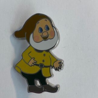 HKDL Hong Kong Hidden Mickey Game Snow White Seven Dwarfs Happy Disney Pin (B9)