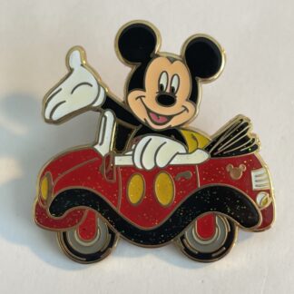 HKDL Hong Kong Mickey Mouse Mystery Tin Collection Red Car (A4)