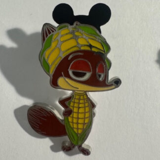 HKDL Karibuni Marketplace Game Nick Wilde Zootopia Corn Disney Pin (B4)