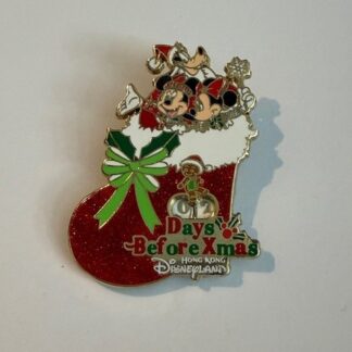 HKDL - Mickey, Minnie and Goofy - Christmas 2011 LE 500 Hong Kong Disney Pin E4