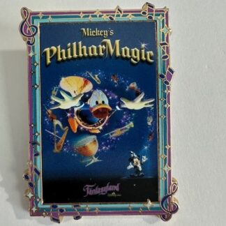 HKDL - Mickey's PhilharMagic - Fantasyland Attraction Poster 2005 Disney Pin F2