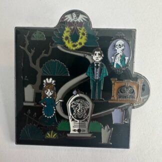 Haunted Mansion Lower Left Puzzle Piece Disney Loungefly Mystery Pin (C9)