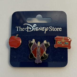 JDS Evil Queen Mini 3 Pin Set Snow White Villains Disney Pin B