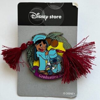 JDS Japan Lilo & Stitch Graduation 2006 Tassel Disney Pin LE (B)
