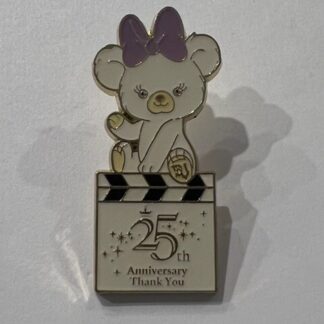 JDS Paper Clipboard 25th Anniversary Unibearsity Disney Pin (A1)