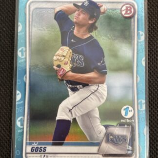 JJ GOSS 2020 BOWMAN DRAFT 1ST EDITION #BD-40 SKY BLUE FOIL PARALLEL