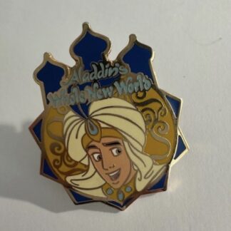 Japan Aladdin A Whole New World Game Prize Aladdin 2005 Aladdin Disney Pin (E9)