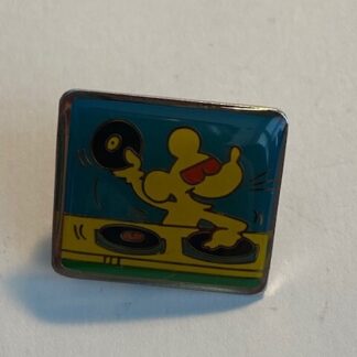 Japan Disc Jockey Mickey Mouse Blue Disney Pin (B6)