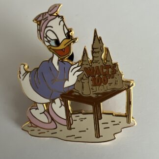 Japan Disney Store Walt 100th Year Legacy Works of Art Daisy Duck Pin F6