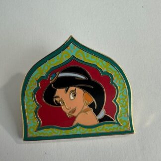 Japan Jasmine Princesses Walt Disney 100th Year Gold Scroll Border Disney Pin E8