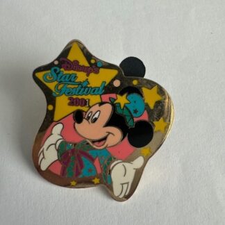 Japan - Mickey Mouse - Star Festival 2001 - TDL  Disney Pin (A4)