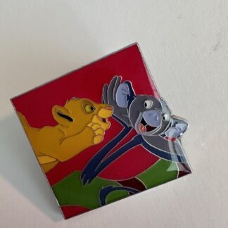 Lion King I Just Can’t To Be King Simba With Monkey Disney Pin (D5)