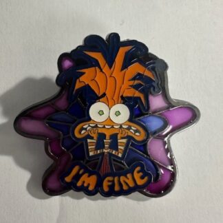 Loungefly - Anxiety - I'm Fine - Inside Out 2 - Stained Glass 2025 Disney Pin F8