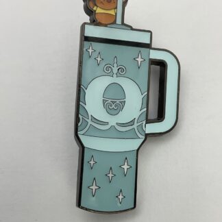 Loungefly Cinderella Princess Water Bottle Cup Gus Mystery Disney Pin H1