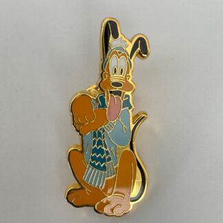 Loungefly Disney Pluto Costumes Mystery Box Pin BLUE SWEATER Scarf Winter F7