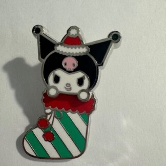 Loungefly Hello Kitty and Friends Striped Stocking Holiday Christmas Pin (C6)