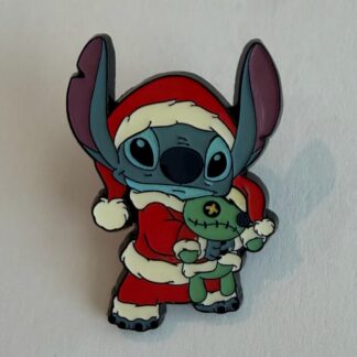 Loungefly Holiday Stitch Series - Stitch dressed as Santa, Scrump Disney Pin H6