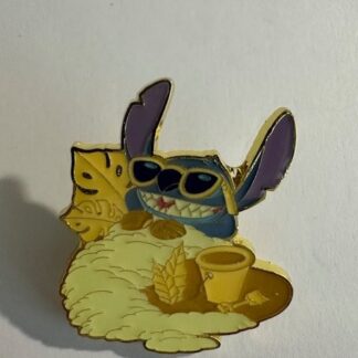 Loungefly Mermaid Stitch Buried in Beach Sand Say Aloha 2024 Disney Pin F2