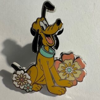 Loungefly Pluto Disney Cats and Dogs Floral Mystery 2025 Mystery Disney Pin F1