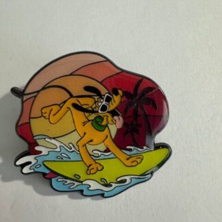 Loungefly Pluto Surfing Mickey And Friends Sunset Beach Disney Pin (E1)