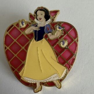 Loungefly Snow White And Birds Stained Glass Apple Disney Pin A3