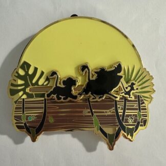 Loungefly Timon Pumbaa Simba Walking On Log Full Moon Lion King Disney Pin (B2)