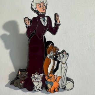 Madame Adelaide & Aristocats Pets & Owners Loungefly Mystery Disney Pin (B9)