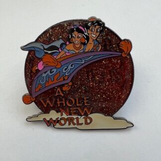 Magical Musical Moments - A Whole New World - Aladdin - Green Disney Pin (D3)
