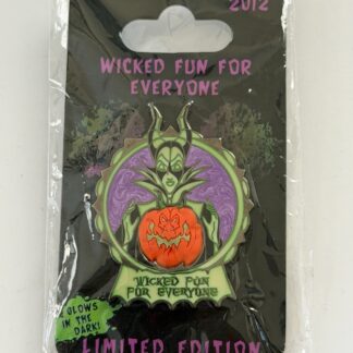 Maleficent - Wicked Fun For Everyone - Pumpkin - Halloween 2012 Disney Pin B