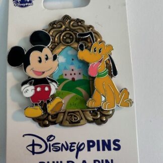 Mickey And Pluto Build A Pin Frame Set Disney Pin (B)