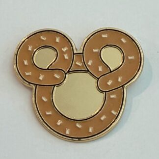 Mickey Mouse Pretzel Ears Snack Icon Disney Pin H9